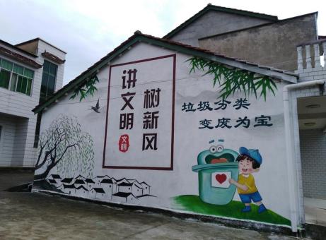 响水墙绘是现在流行的墙体广告