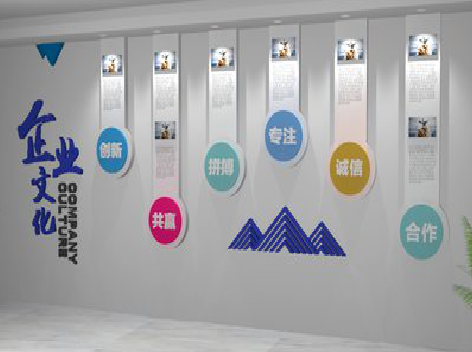 响水企业文化墙需要传递什么办公文化？